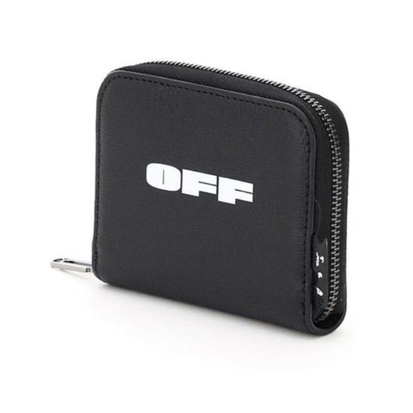 Off-White Logo Print Zip-Around Unisex Wallet - Picture 2 of 13